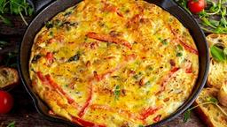 Üç Renkli Biberli Omlet Kaç Kalori?
